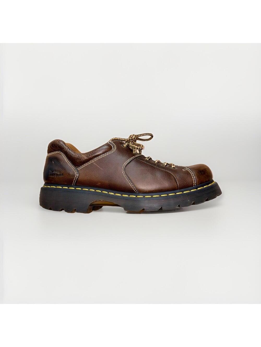 Dr. Martens 9A95 Brown Leather Oxford Shoes Men’s Size 13 Chunky Lug Sole